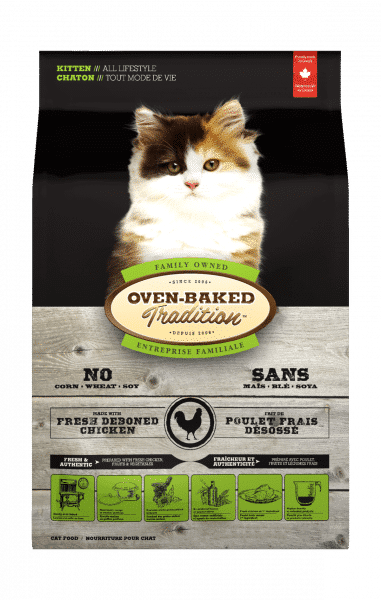 Sac de nourriture pour chaton au poulet – Oven-Baked Tradition