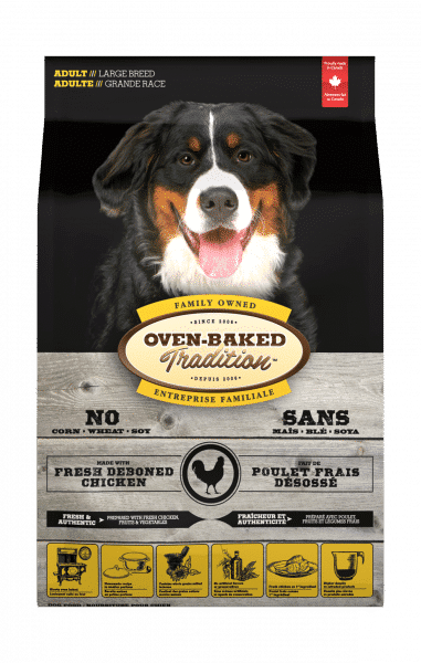 Nourriture pour chien adulte grande race au poulet Oven-Baked Tradition