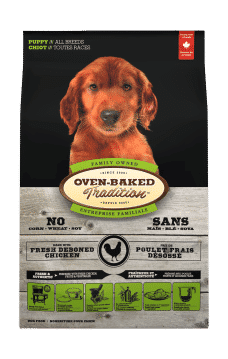 Bag of all breed puppy food with chicken – Oven-Baked Tradition
