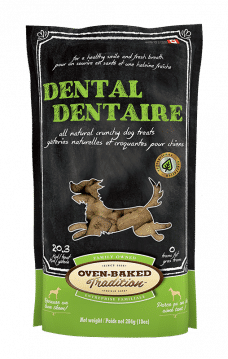 Sac de gâteries dentaires naturelles pour chiens – Oven-Baked Tradition