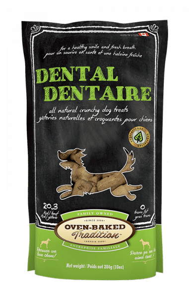 Sac de gâteries dentaires naturelles pour chiens – Oven-Baked Tradition