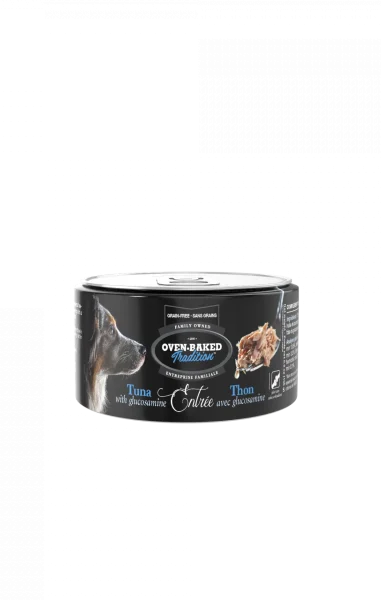 Grain-free dog food entrée with tuna and glucosamine by Oven-Baked Tradition