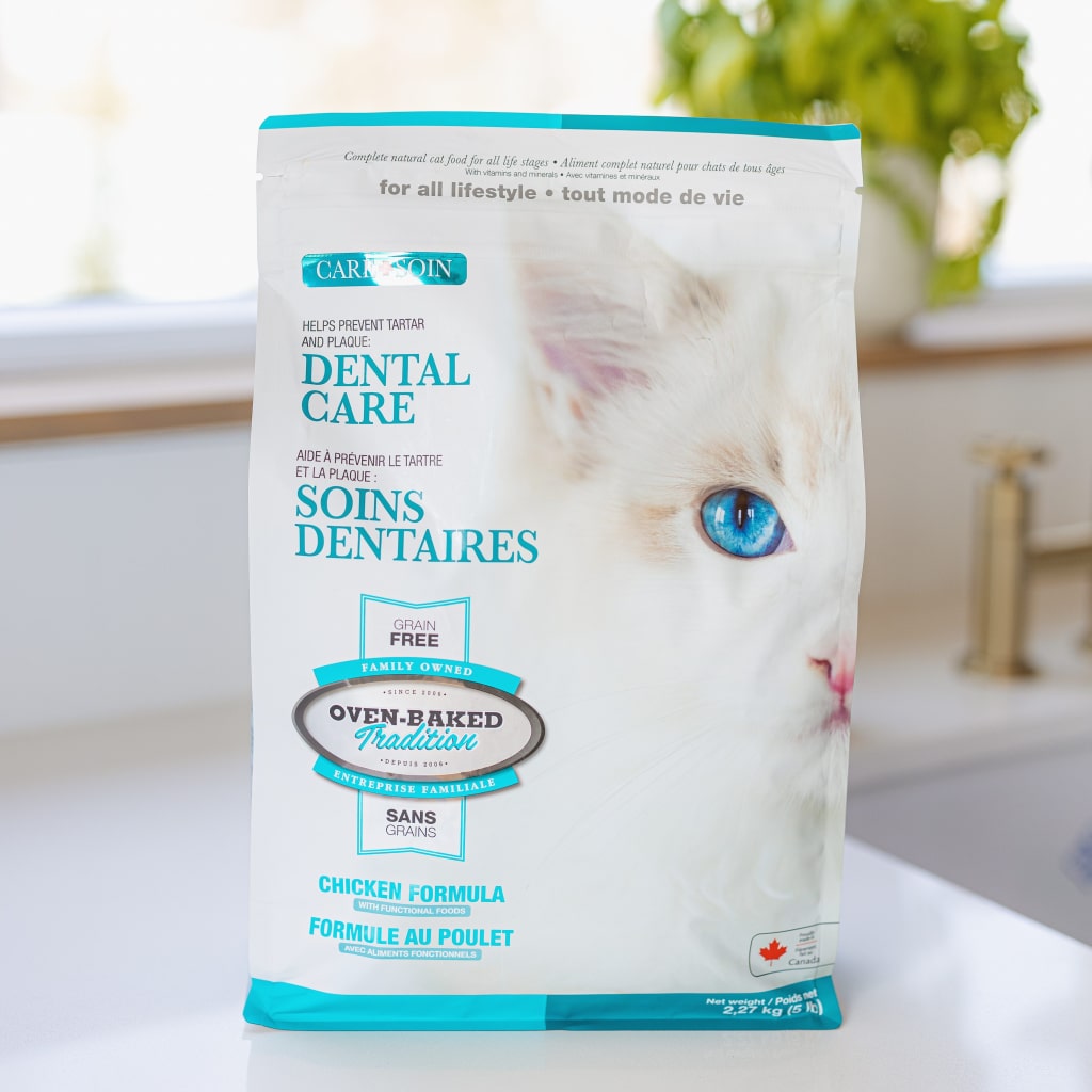 Dental care grain-free cat food with chicken – Oven-Baked Tradition